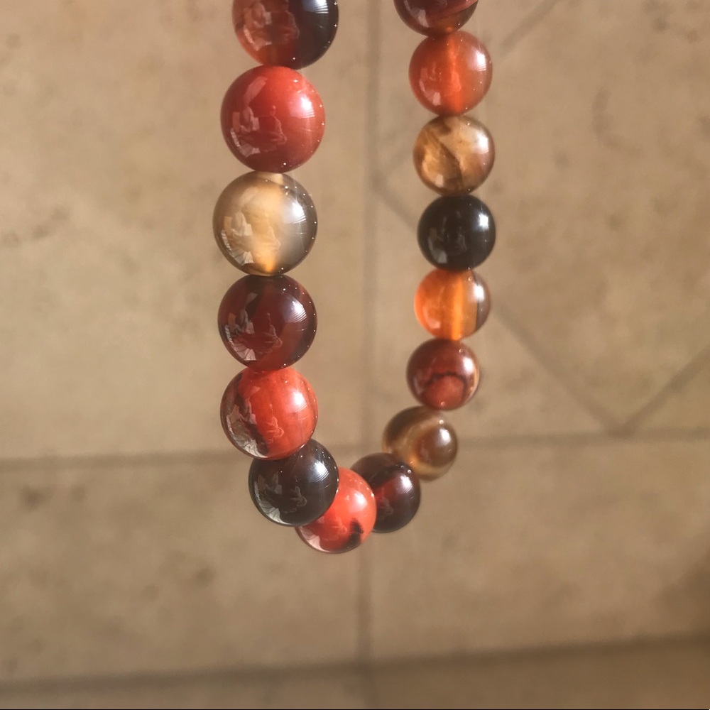 Stabilizing & Positivity! Dark Carnelian Bracelet